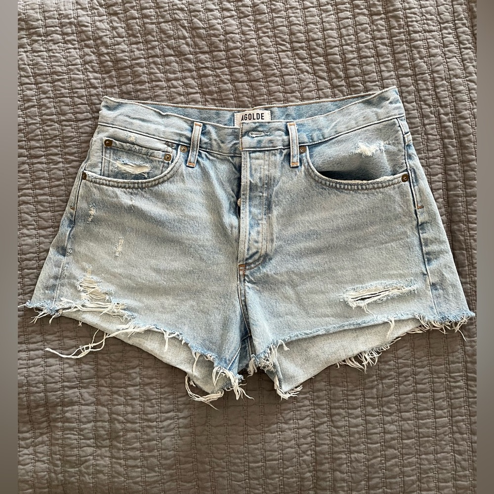 AGOLDE Parker Denim Shorts